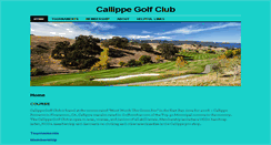 Desktop Screenshot of callippegolf.com