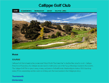 Tablet Screenshot of callippegolf.com